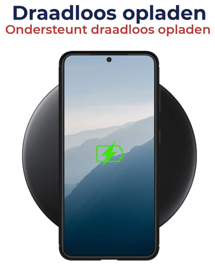 Rosso Element Uitneembaar 2-in-1 Apple iPhone 16e Hoesje Zwart afbeelding 3