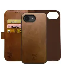 Rosso Element Uitneembaar 2-in-1 Apple iPhone 16e Hoesje Bruin afbeelding