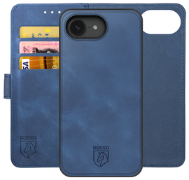 Rosso Element Uitneembaar 2-in-1 Apple iPhone 16e Hoesje Blauw