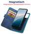 Rosso Element Uitneembaar 2-in-1 Apple iPhone 16e Hoesje Blauw afbeelding 2