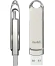 Buddi USB-A en USB-C Stick Dual Geheugenstick 32GB Grijs (3-Pack)