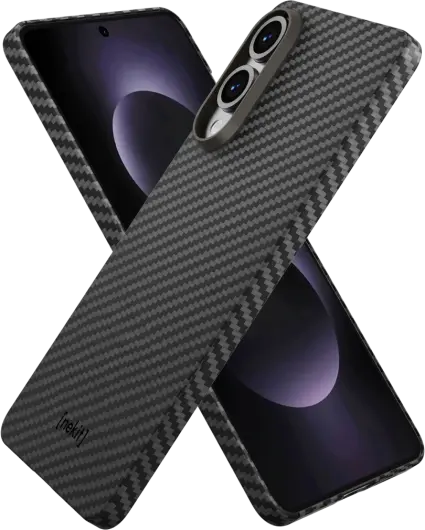 NEKIT Fiber Samsung Galaxy S25 Edge Hoesje MagSafe / Qi2 Kevlar Dun Zwart afbeelding 11
