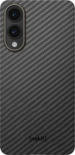 NEKIT Fiber Samsung Galaxy S25 Edge Hoesje MagSafe / Qi2 Kevlar Dun Zwart afbeelding 13