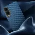 NEKIT Fiber Samsung Galaxy S25 Edge Hoesje MagSafe / Qi2 Kevlar Dun Blauw afbeelding 10