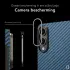 NEKIT Fiber Samsung Galaxy S25 Edge Hoesje MagSafe / Qi2 Kevlar Dun Blauw afbeelding 3