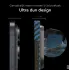 NEKIT Fiber Samsung Galaxy S25 Edge Hoesje MagSafe / Qi2 Kevlar Dun Blauw afbeelding 4