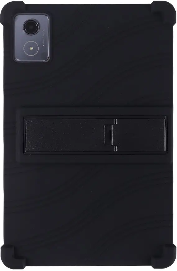 Lenovo Tab K11 Plus Kinder Tablethoes Siliconen met Kickstand Zwart afbeelding 2