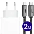 Originele Apple 20W USB-C Oplader met Buddi USB-C Kabel 2M Zwart afbeelding 1