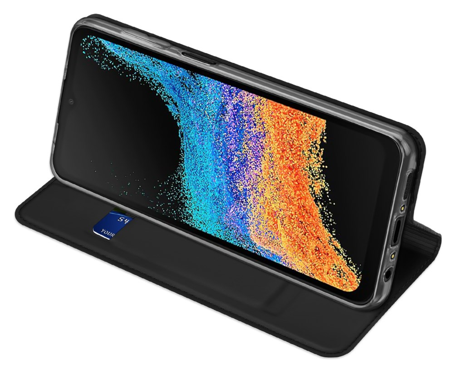 Dux Ducis Skin Pro Samsung Galaxy Xcover 7 Pro Hoesje Portemonnee Zwart afbeelding 6