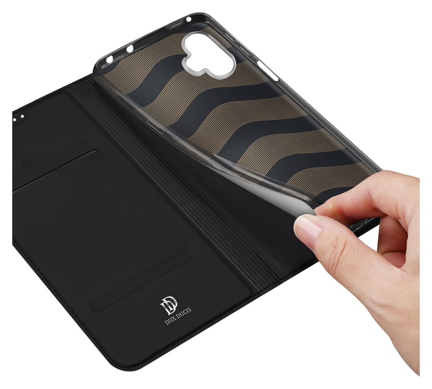 Dux Ducis Skin Pro Samsung Galaxy Xcover 7 Pro Hoesje Portemonnee Zwart afbeelding 8
