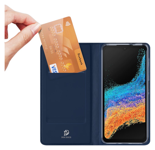 Dux Ducis Skin Pro Samsung Galaxy Xcover 7 Pro Hoesje Portemonnee Blauw afbeelding 2