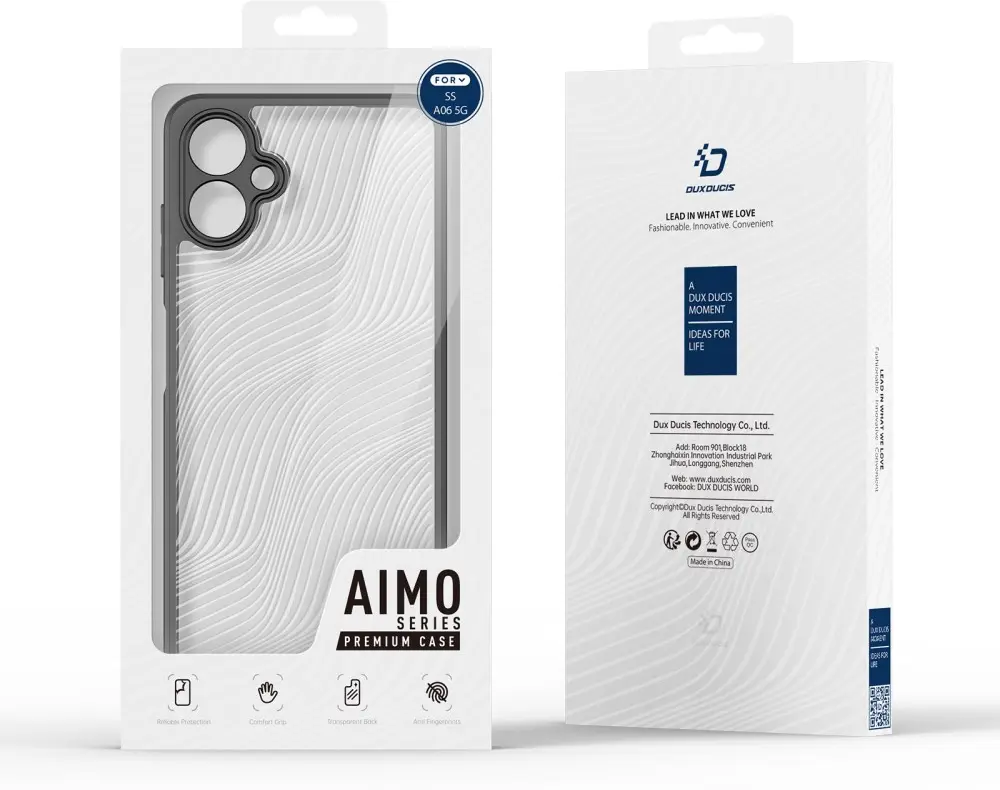 Dux Ducis Aimo Samsung Galaxy A06 Hoesje Back Cover Zwart afbeelding 8