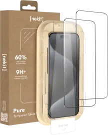 NEKIT Pure Apple iPhone 15 Pro Max Tempered GRS Glass Installatiebox (2-Pack)