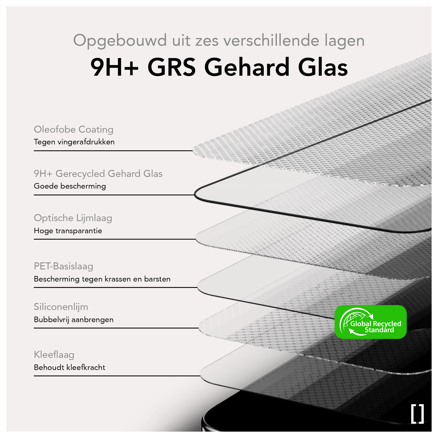 NEKIT Pure Samsung Galaxy S24 Tempered GRS Glass Installatiebox (2-Pack) afbeelding 10
