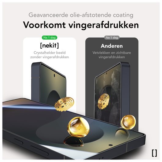 NEKIT Pure Samsung Galaxy S24 Tempered GRS Glass Installatiebox (2-Pack) afbeelding 9