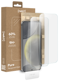 NEKIT Pure Samsung Galaxy S24 Tempered GRS Glass Installatiebox (2-Pack) afbeelding