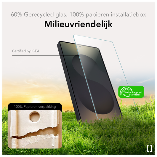 NEKIT Pure Samsung Galaxy S24 Plus Tempered GRS Glass Installatiebox (2-Pack) afbeelding 5