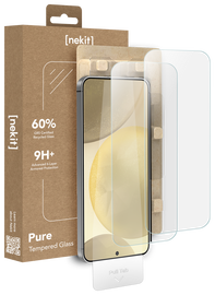 NEKIT Pure Samsung Galaxy S24 Plus Tempered GRS Glass Installatiebox (2-Pack) afbeelding