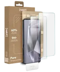 NEKIT Pure Samsung Galaxy S24 Ultra Tempered GRS Glass Installatiebox (2-Pack) afbeelding