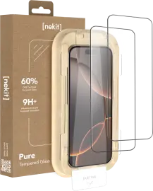 NEKIT Pure Apple iPhone 16 Pro Max Tempered GRS Glass Installatiebox (2-Pack)