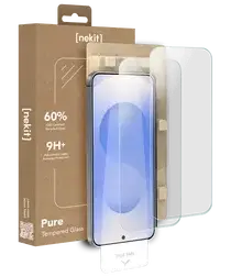 NEKIT Pure Samsung Galaxy S25 Tempered GRS Glass Installatiebox (2-Pack) afbeelding