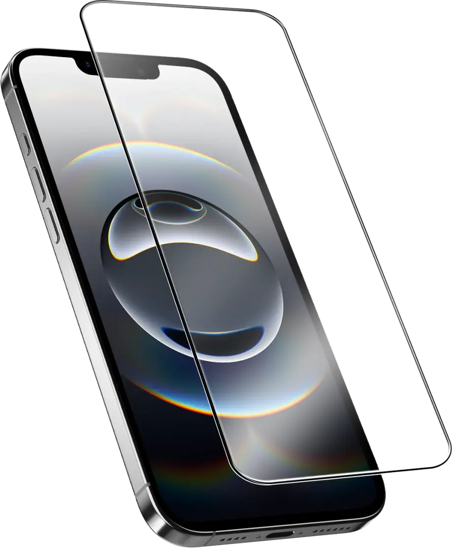 NEKIT Pure iPhone 16e/14/13/13 Pro Tempered GRS Glass Installatiebox (2-Pack) afbeelding 2