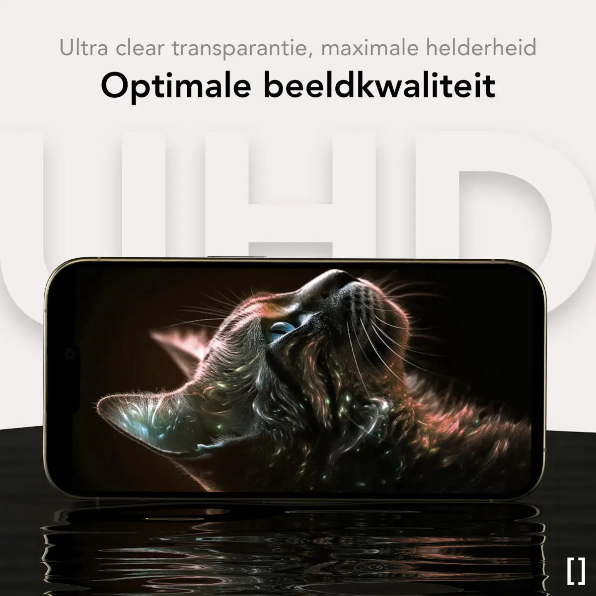 NEKIT Pure iPhone 16e/14/13/13 Pro Tempered GRS Glass Installatiebox (2-Pack) afbeelding 11