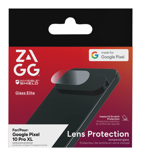 ZAGG InvisibleShield Glass Elite AR Google Pixel 10 Pro XL Camera Protector afbeelding 1