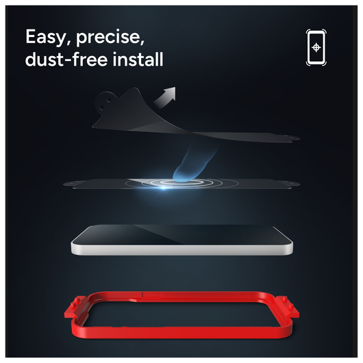 ZAGG InvisibleShield Glass Elite Google Pixel 10 Pro Fold Screen Protector afbeelding 4