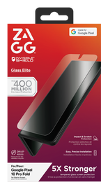 ZAGG InvisibleShield Glass Elite Google Pixel 10 Pro Fold Screen Protector