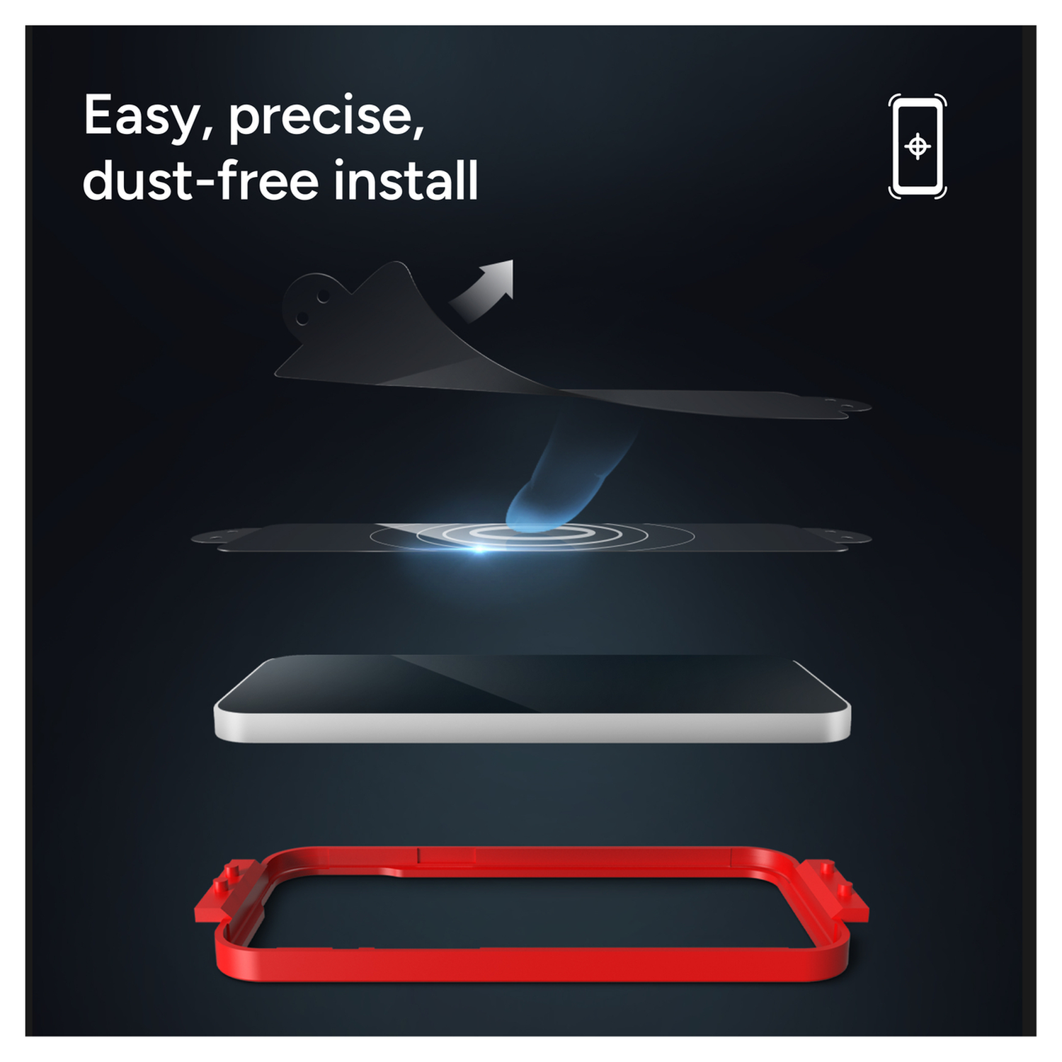 InvisibleShield Glass Elite Google Pixel 10 / 10 Pro Screen Protector afbeelding 9