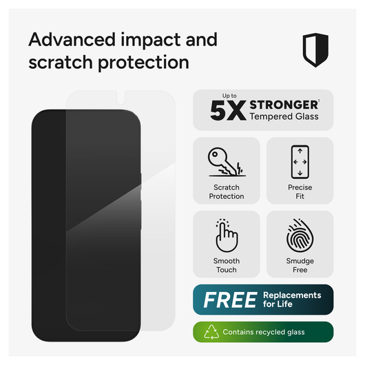 InvisibleShield Glass Elite Google Pixel 10 / 10 Pro Screen Protector afbeelding 3