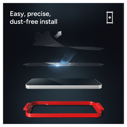 InvisibleShield Glass Elite Google Pixel 10 / 10 Pro Screen Protector afbeelding 9