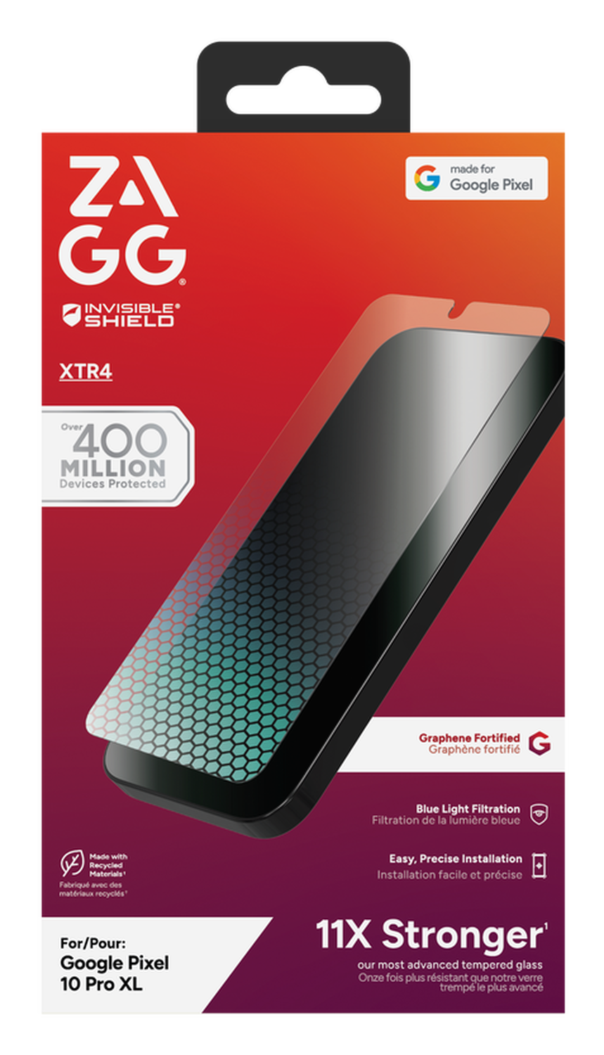 ZAGG InvisibleShield Glass XTR4 Google Pixel 10 Pro XL/9 Pro XL Screen Protector afbeelding 1