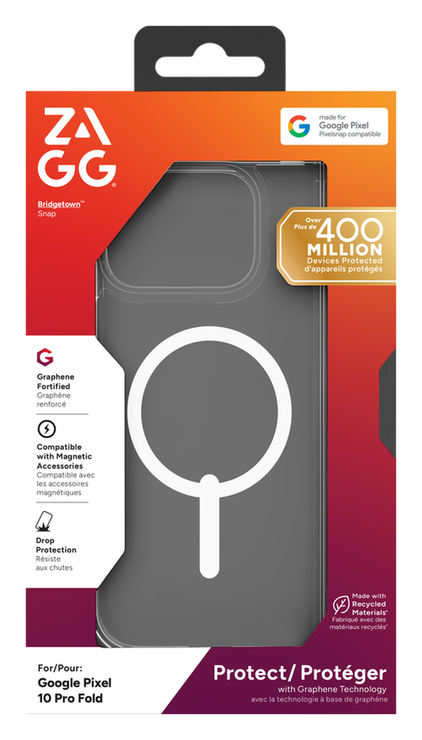 ZAGG Bridgetown Snap Google Pixel 10 Pro Fold Hoesje MagSafe Transparant afbeelding 1