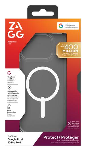ZAGG Bridgetown Snap Google Pixel 10 Pro Fold Hoesje MagSafe Transparant afbeelding 1