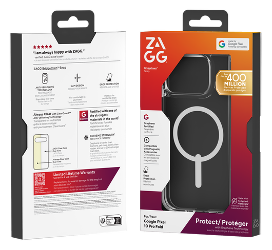 ZAGG Bridgetown Snap Google Pixel 10 Pro Fold Hoesje MagSafe Transparant afbeelding 9