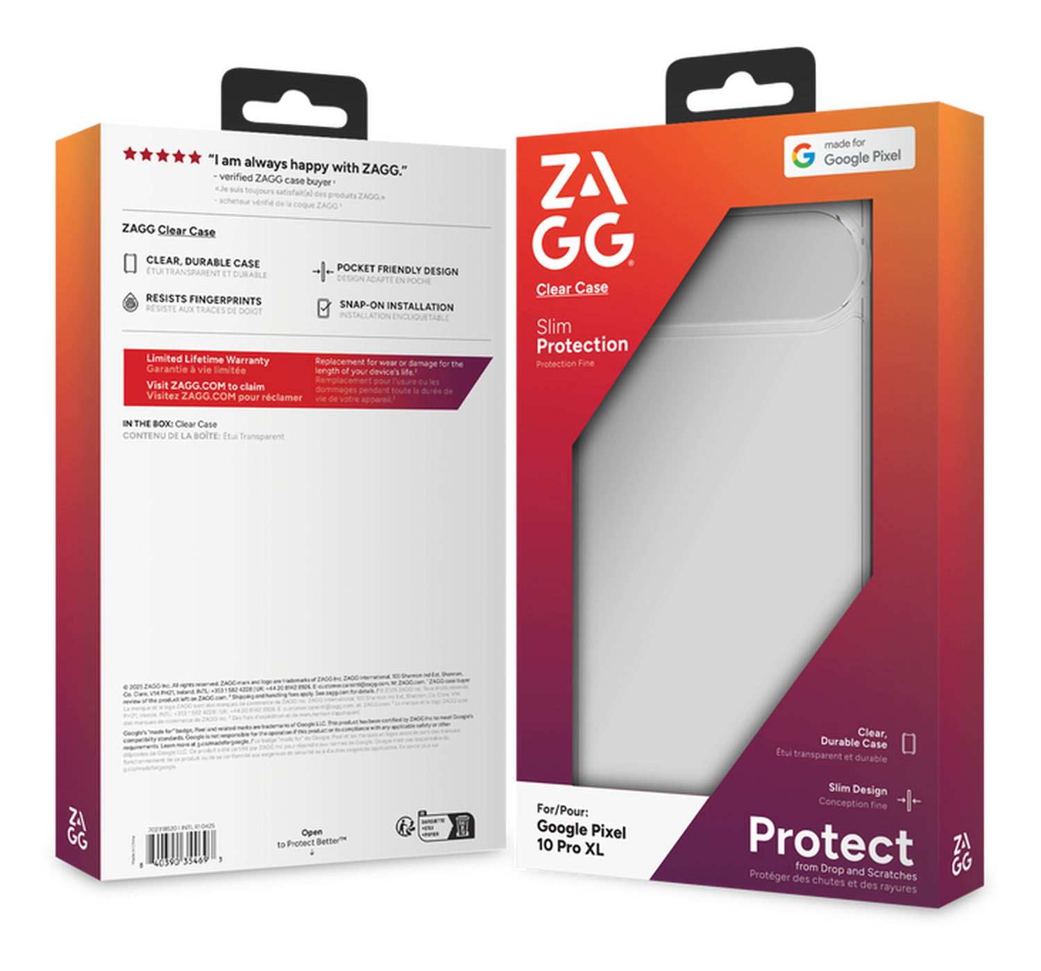 ZAGG Clear Case Google Pixel 10 Pro XL Hoesje Back Cover Transparant afbeelding 9