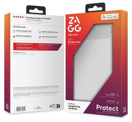 ZAGG Clear Case Google Pixel 10 / 10 Pro Hoesje Back Cover Transparant afbeelding 6