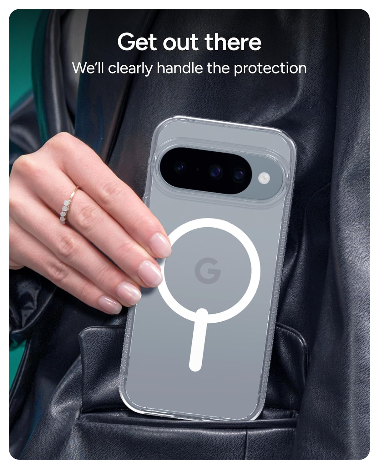 ZAGG Crystal Palace Snap Google Pixel 10 Pro XL Hoesje MagSafe Transparant afbeelding 6