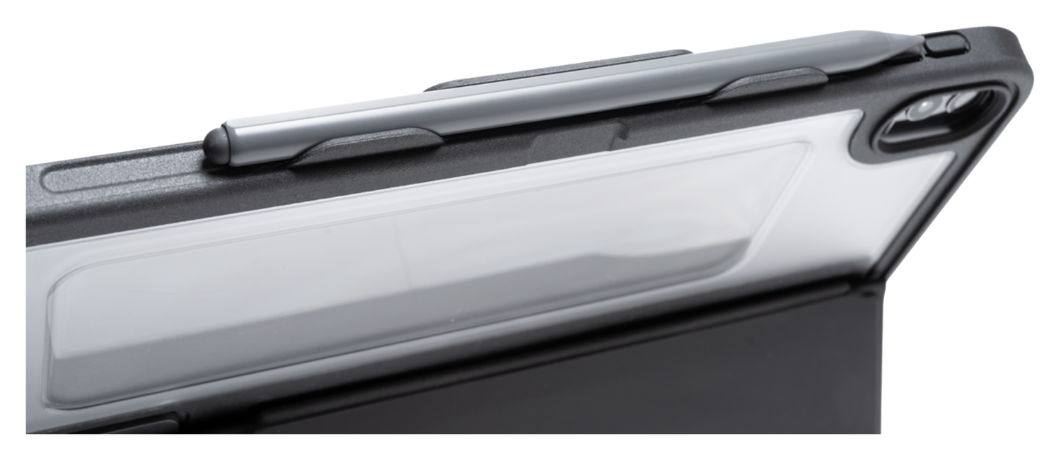 ZAGG Tough Keys iPad 10.9 (2022) Toetsenbord Hoes Book Case Zwart afbeelding 11