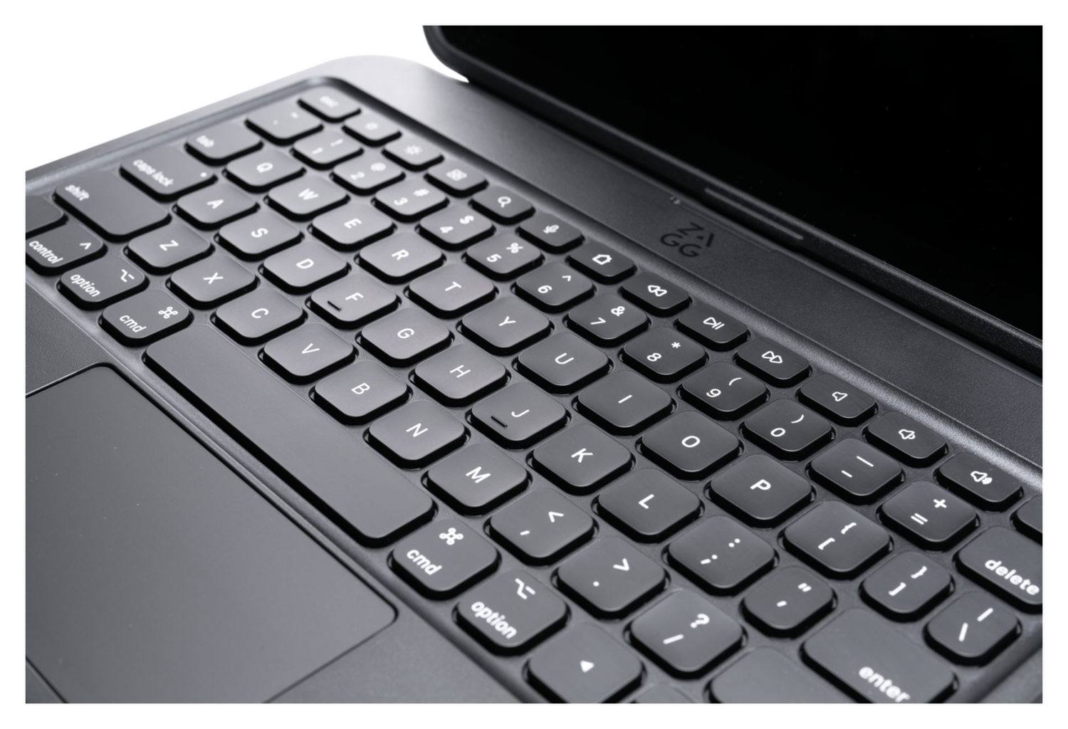 ZAGG Tough Keys iPad 10.9 (2022) Toetsenbord Hoes Book Case Zwart afbeelding 8