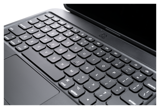 ZAGG Tough Keys iPad 10.9 (2022) Toetsenbord Hoes Book Case Zwart afbeelding 8