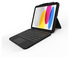 ZAGG Tough Keys iPad 10.9 (2022) Toetsenbord Hoes Book Case Zwart afbeelding 1