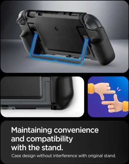 Spigen Dual Grip Nintendo Switch 2 Hoes Zwart afbeelding 7