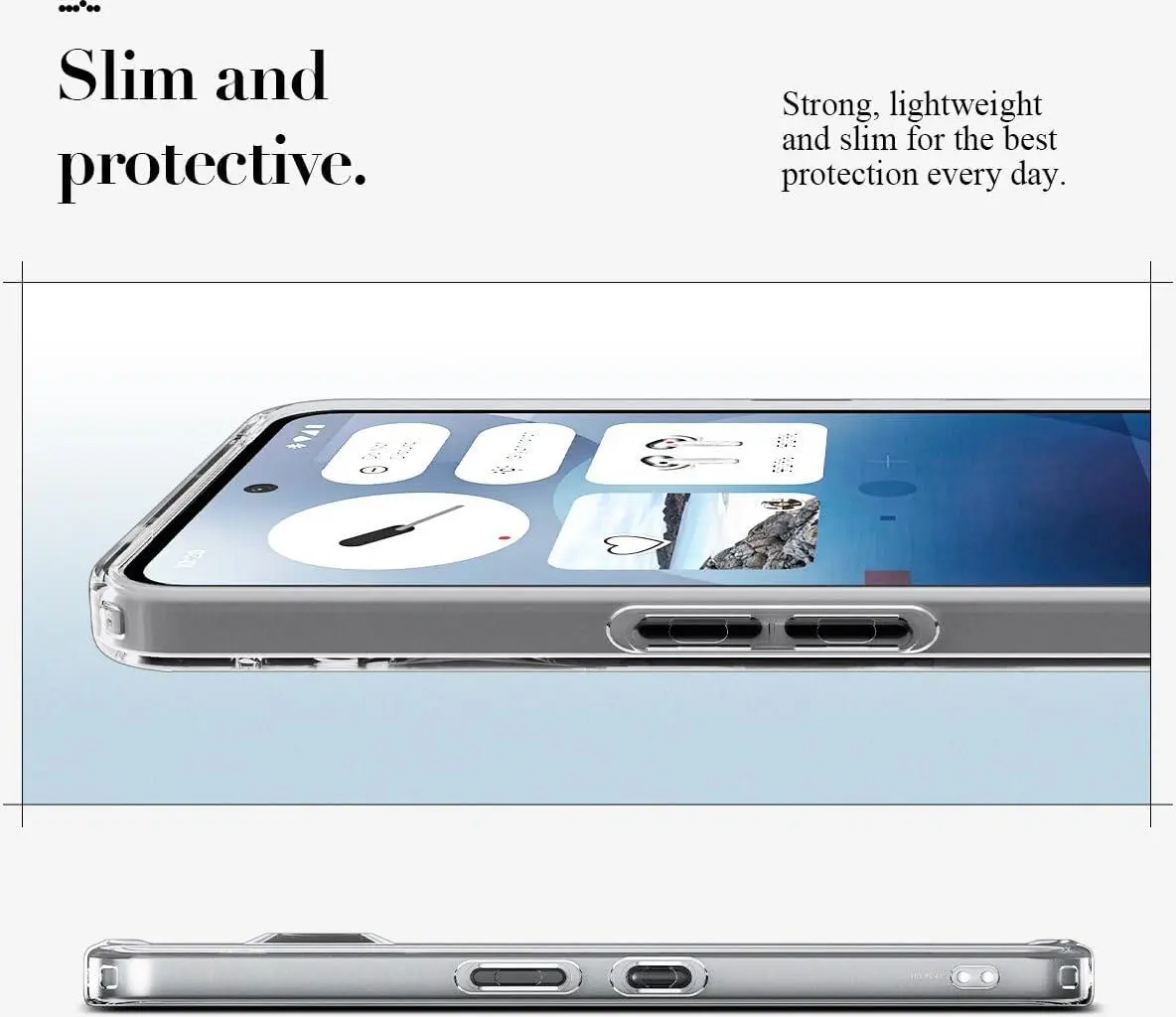 Spigen Ultra Hybrid Nothing Phone (3a) Hoesje Back Cover Space Crystal afbeelding 5