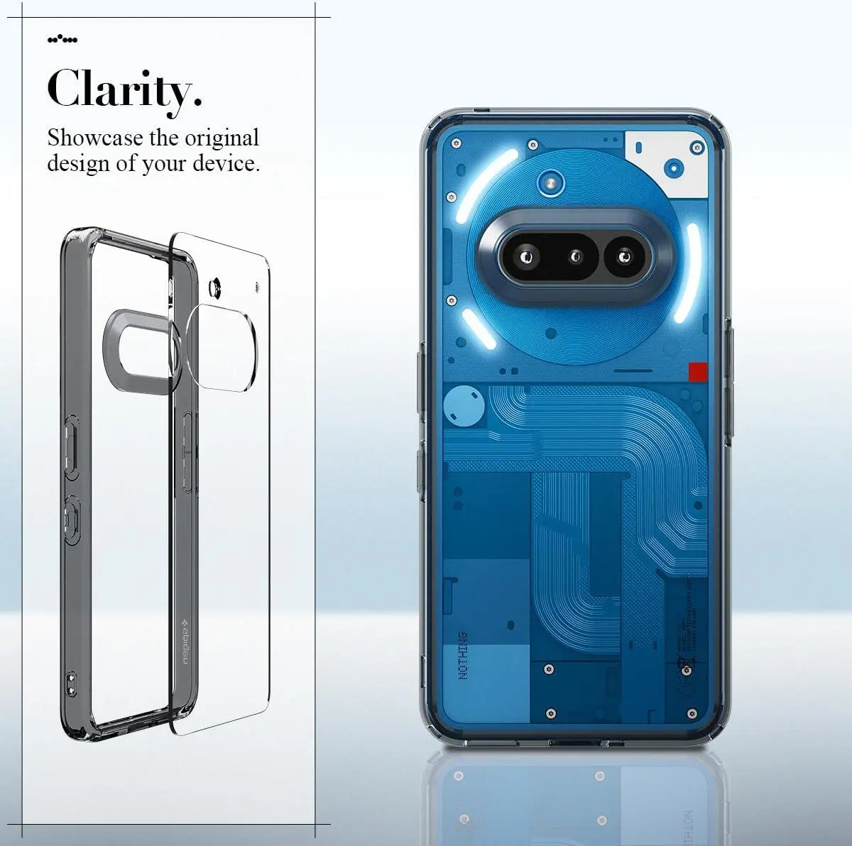 Spigen Ultra Hybrid Nothing Phone (3a) Hoesje Back Cover Space Crystal afbeelding 6