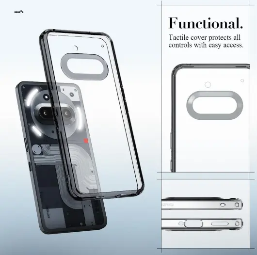 Spigen Ultra Hybrid Nothing Phone (3a) Hoesje Back Cover Space Crystal afbeelding 4