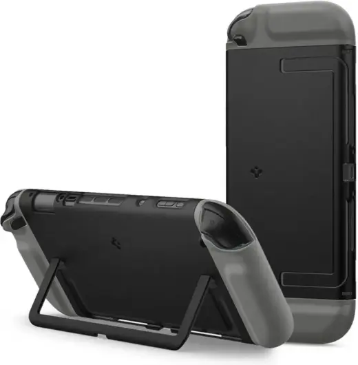 Spigen Nano Pop Nintendo Switch 2 Hoesje met Kickstand Zwart afbeelding 2