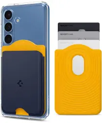 Spigen Nano Pop MagFit Magnetische MagSafe Kaarthouder Blauw afbeelding